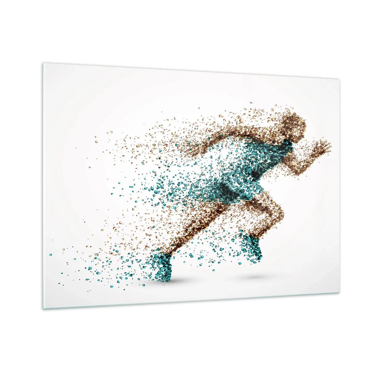 Quadro em vidro - A vida é uma corrida - 100x70 cm