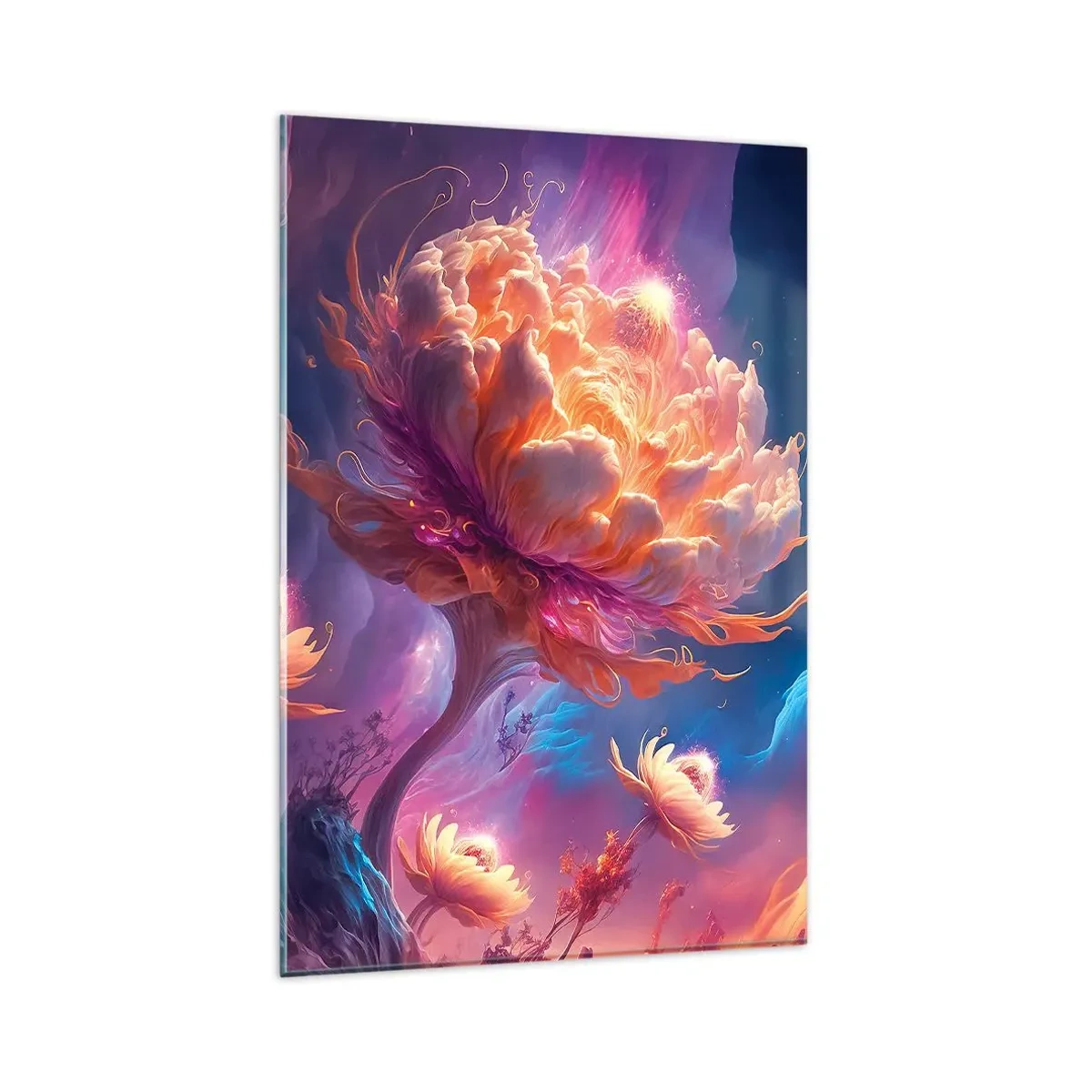 Quadro em vidro - Outro mundo - 80x120 cm