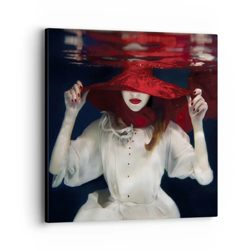 Quadro em tela - Demônio do Pântano - 40x40 cm