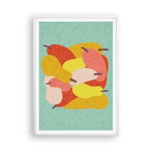 Pôster em moldura branca - Experimente o sol de verão - 70x100 cm