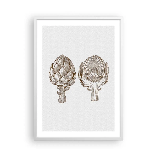Pôster em moldura branca - Aula de anatomia - 50x70 cm