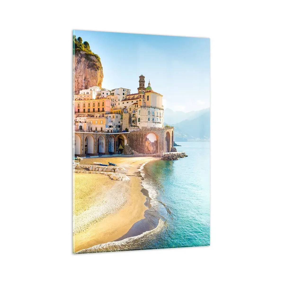 Quadro em vidro - Uma cidade inacreditável - 80x120 cm