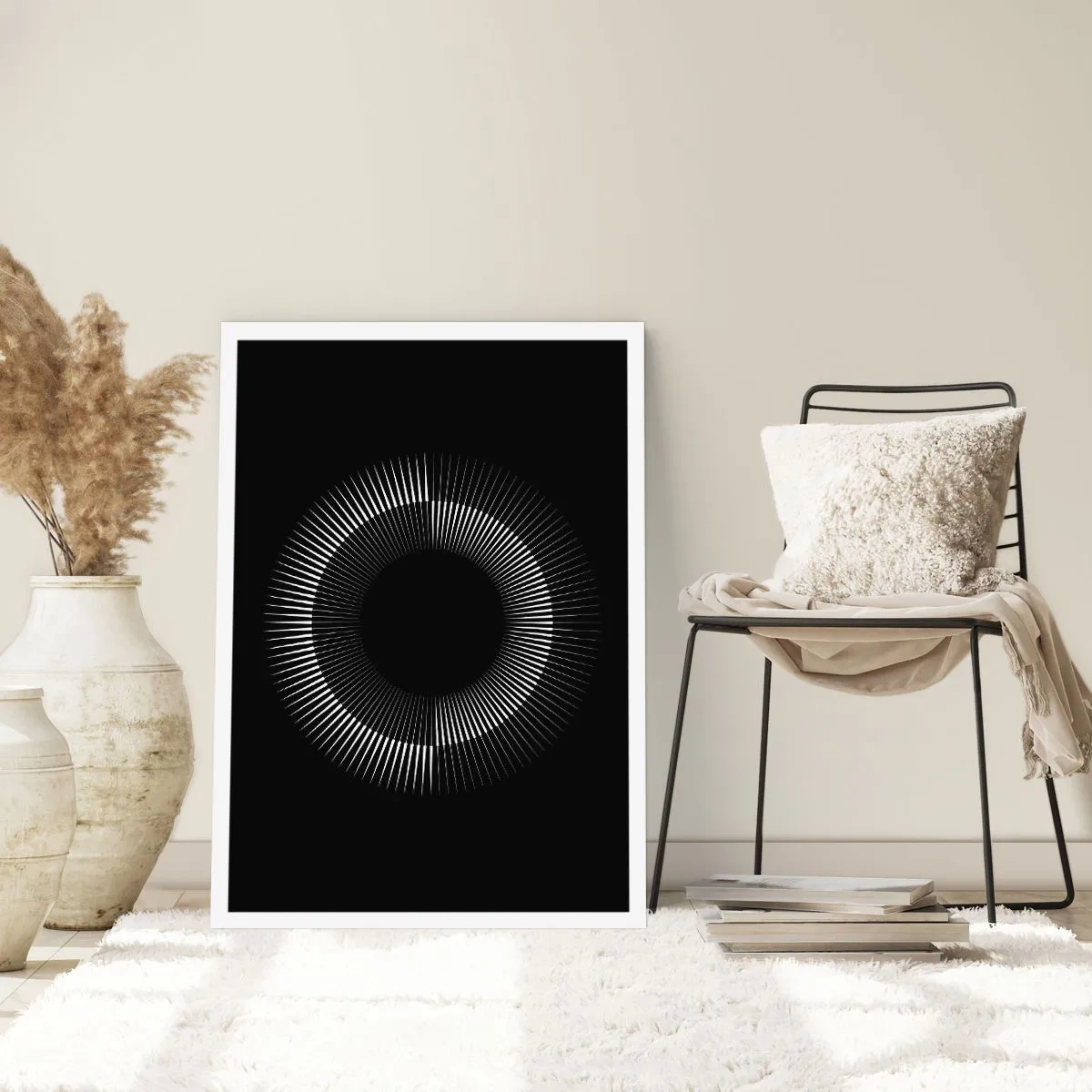 Pôster - Sol preto - 70x100 cm