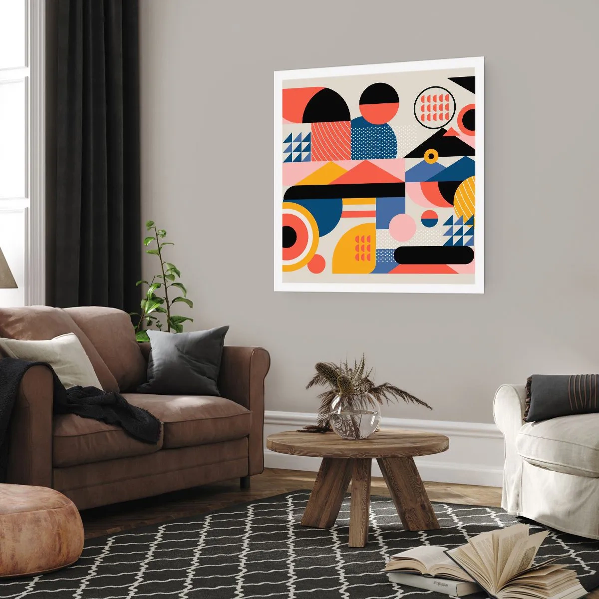 Pôster - Composição: brincar - 50x50 cm