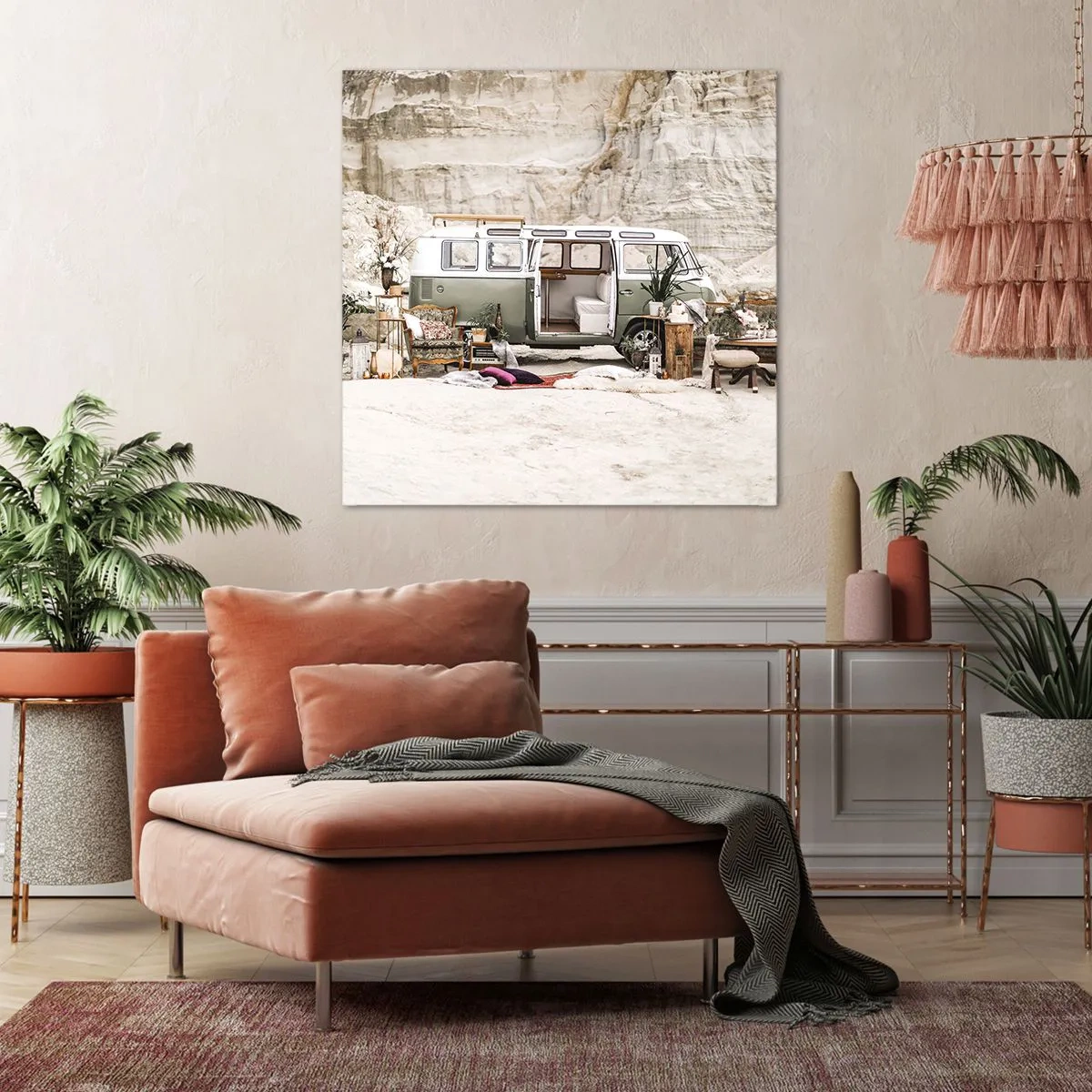 Quadro em tela - É hora de começar a jornada - 50x50 cm