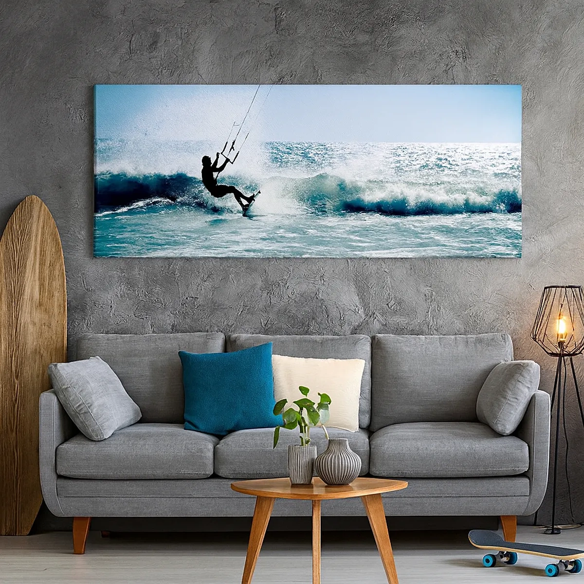 Quadro em tela - Deixe-se levar - 30x30 cm