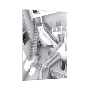 Quadro em vidro - Paradoxos do espaço - 50x70 cm