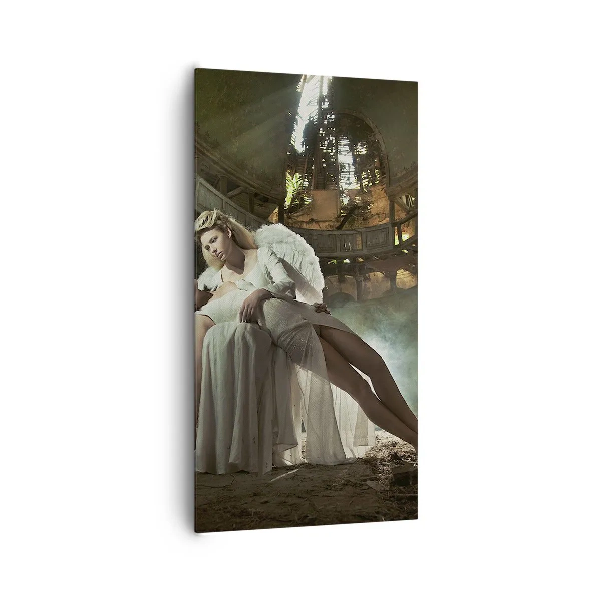 Quadro em tela - O espírito do teatro antigo - 65x120 cm