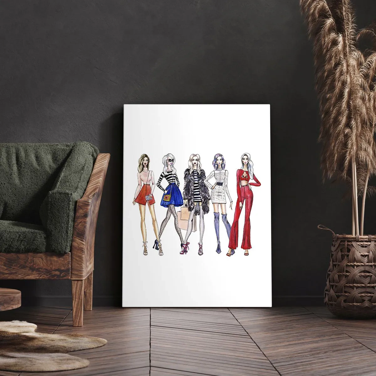 Quadro em tela - Every week Fashion Week - 55x100 cm