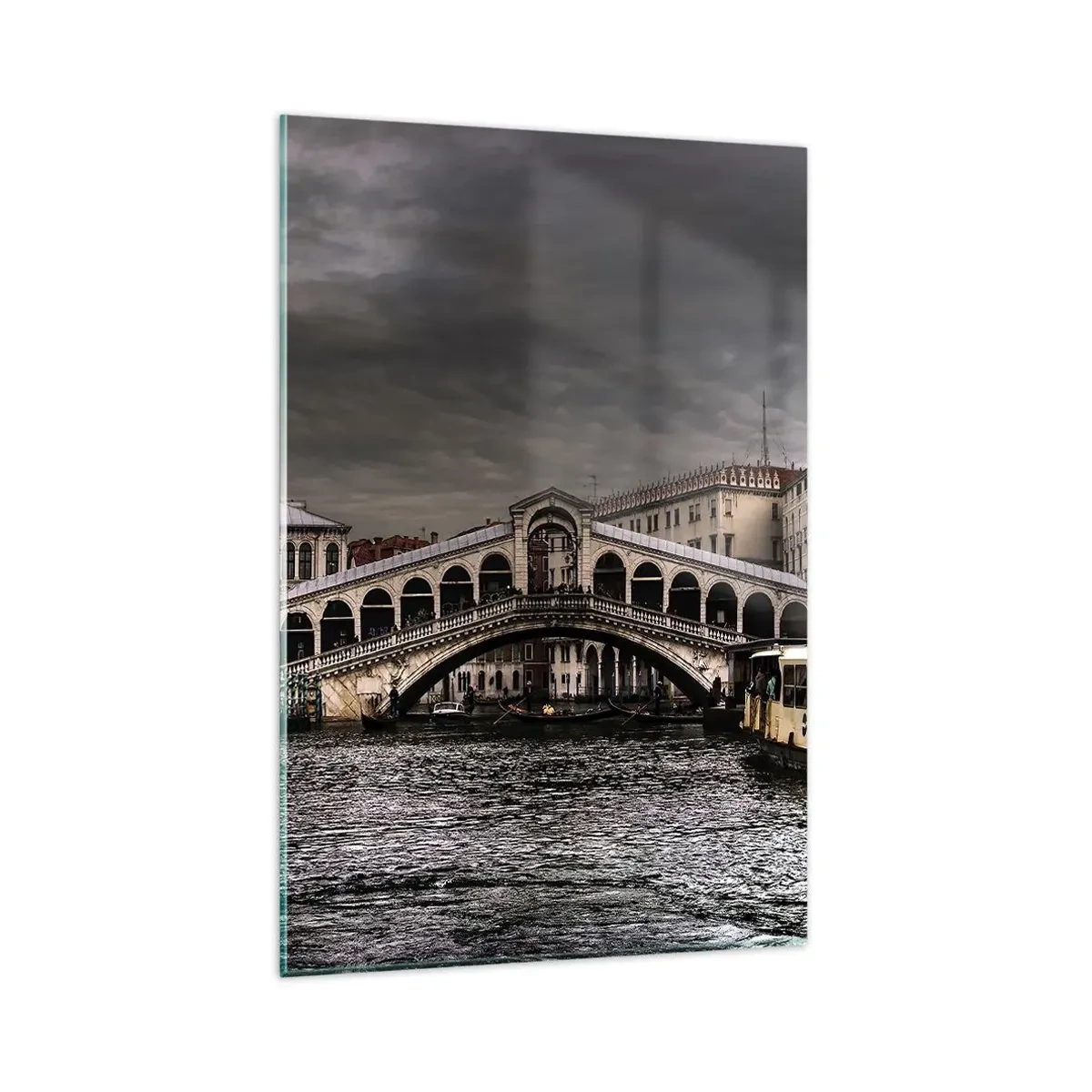 Quadro em vidro - A promessa de uma noite em Veneza - 80x120 cm