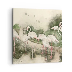 Quadro em tela - Sonho exótico - 60x60 cm