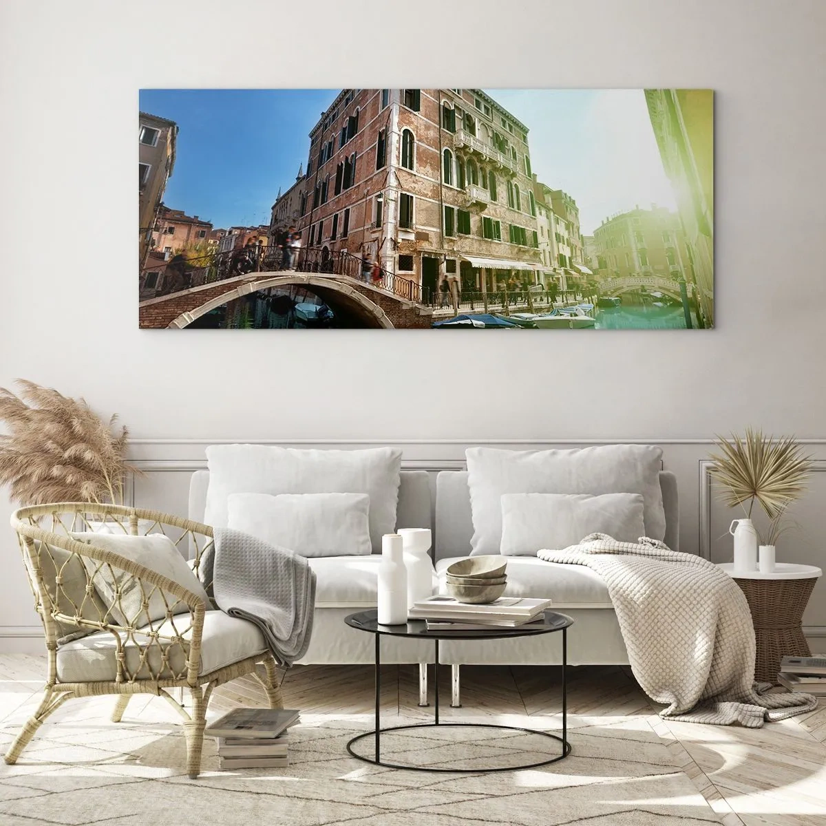 Quadro em vidro - Veneza - Amore Mio - 160x50 cm