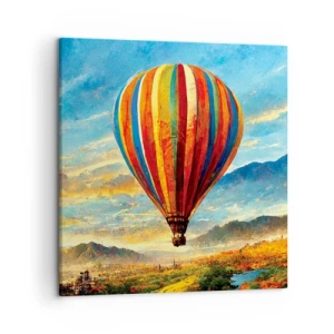 Quadro em tela - Com silêncio enxergas mais - 50x50 cm