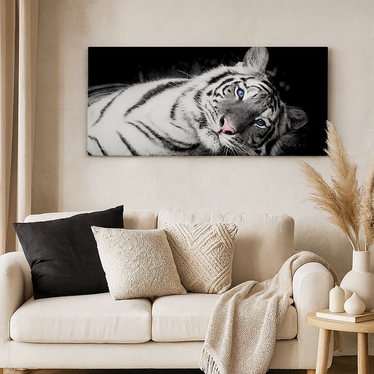 Quadro em tela - Selvagem e tranquilo - 30x30 cm