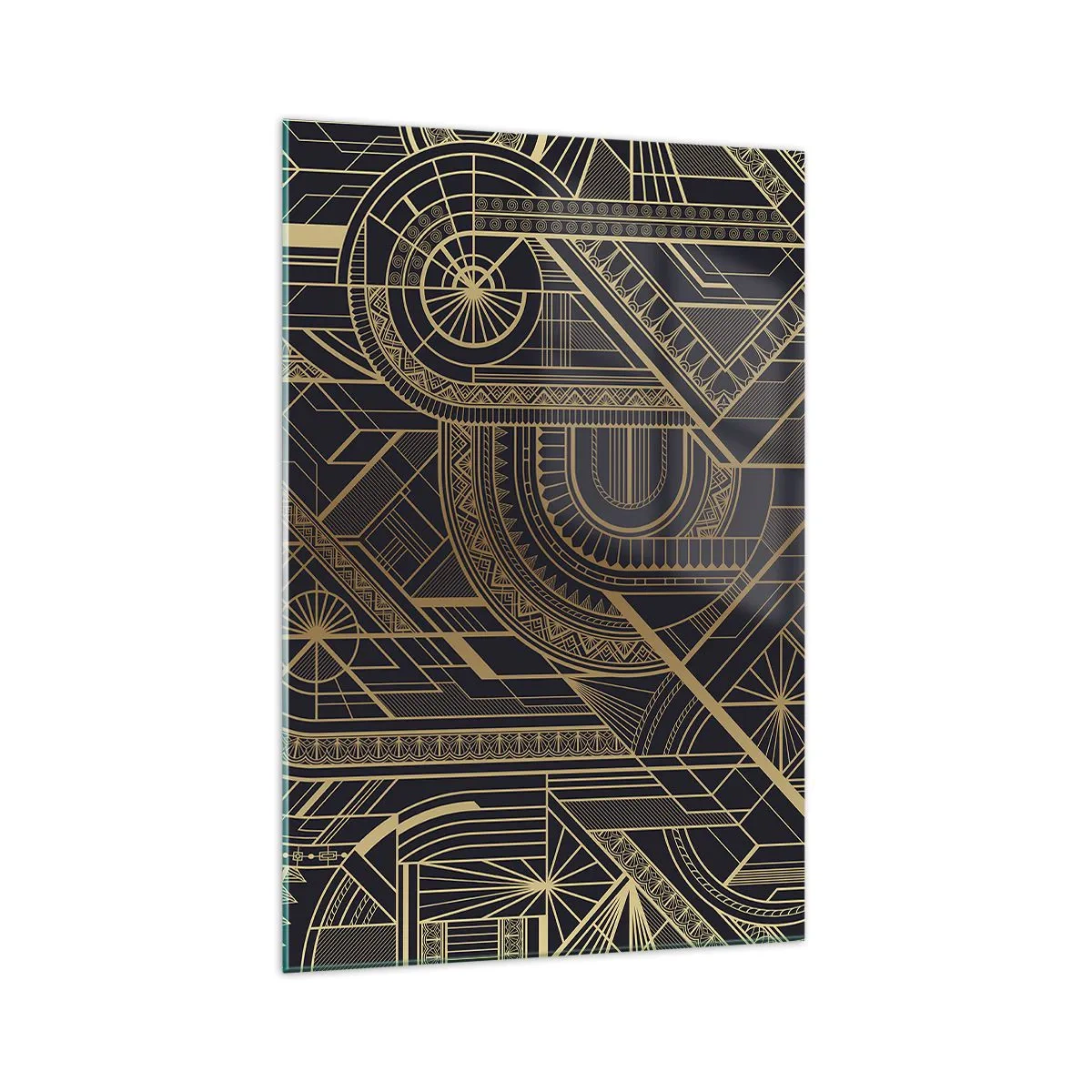 Quadro em vidro - Conceitos, ideias, planos - 70x100 cm