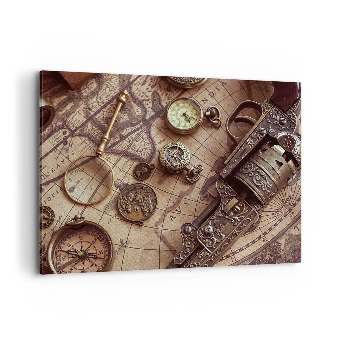 Quadro em tela - A aventura nos chama - 100x70 cm