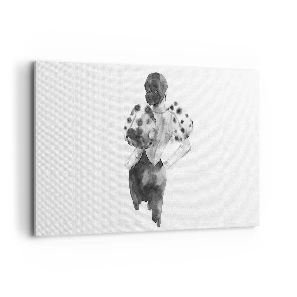 Quadro em tela - Ela passou por aqui - 120x80 cm