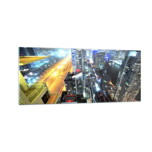 Quadro em vidro - Milagre no deserto - 100x40 cm