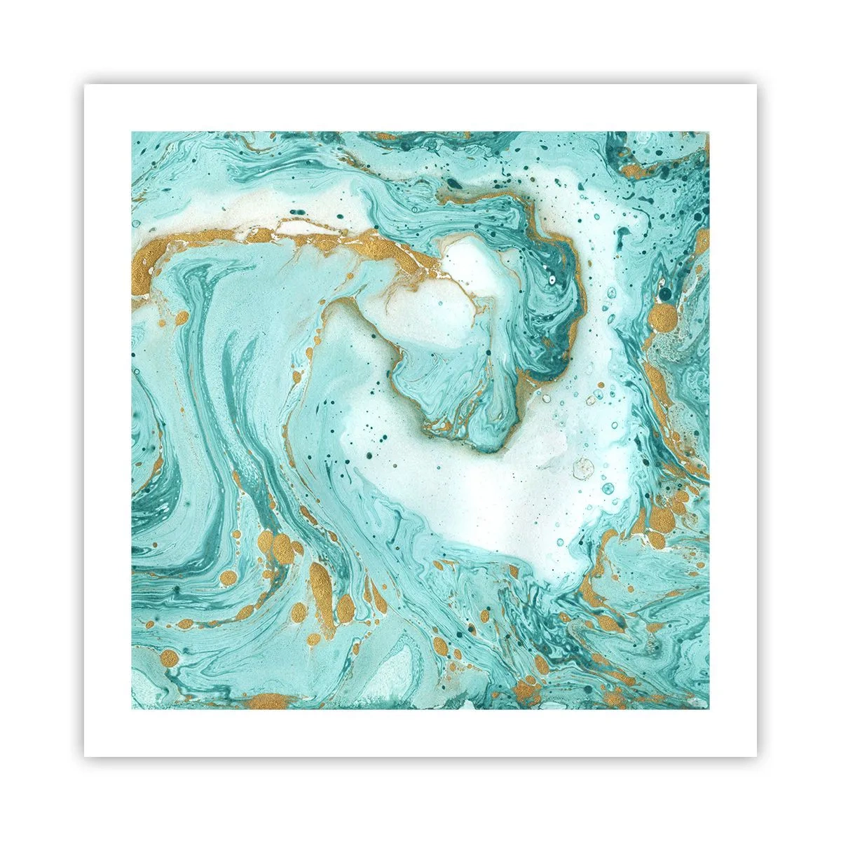 Pôster - Sob a grande onda do período Edo - 50x50 cm