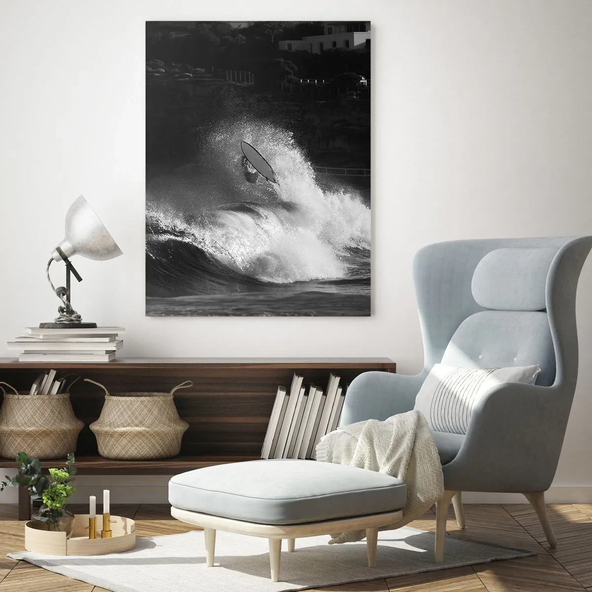 Quadro em vidro - Desafio aceito! - 50x70 cm