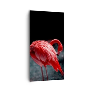 Quadro em tela - Poema carmesim da natureza - 65x120 cm