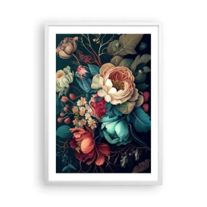 Pôster em moldura branca - Charme do século 19 - 50x70 cm