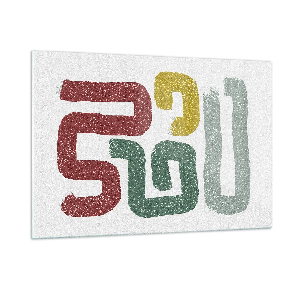 Quadro em vidro - Em uma língua desconhecida - 120x80 cm