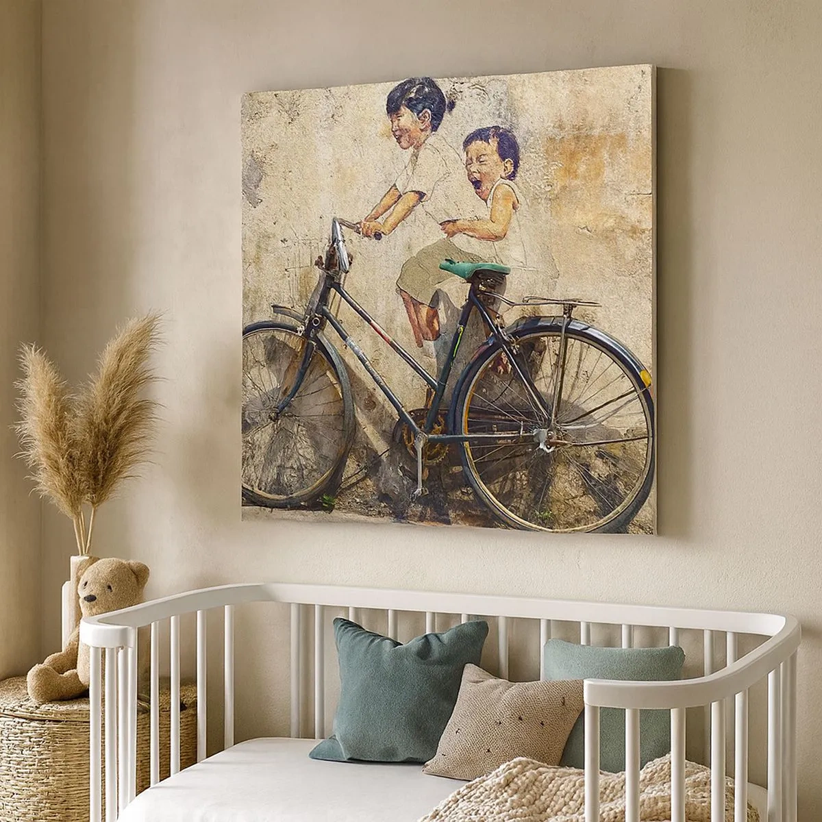 Quadro em tela - Verdadeiro ou falso? - 30x30 cm