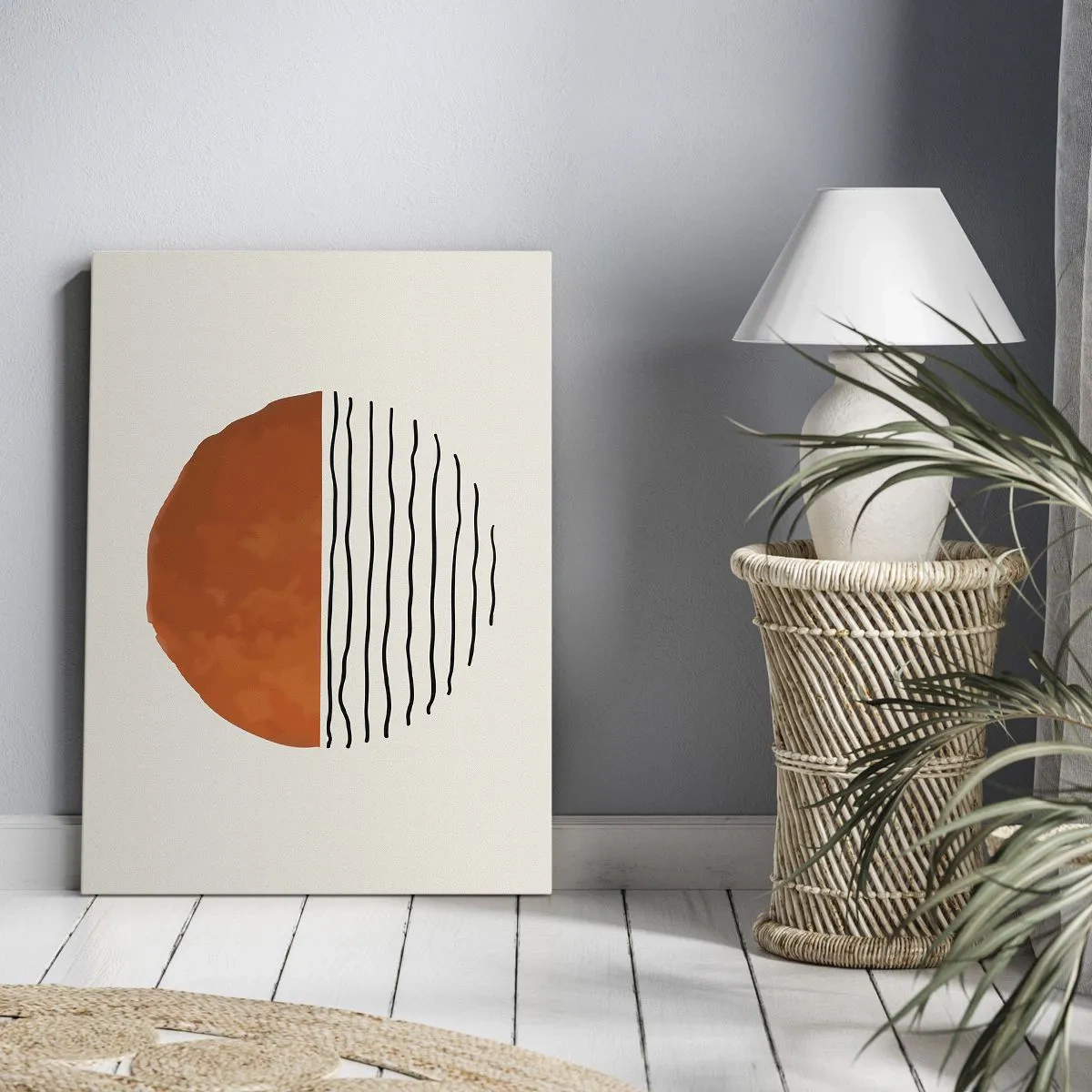Quadro em tela - No clima japonês - 50x70 cm