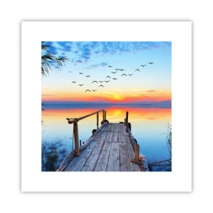 Pôster - É hora de voltar... - 30x30 cm