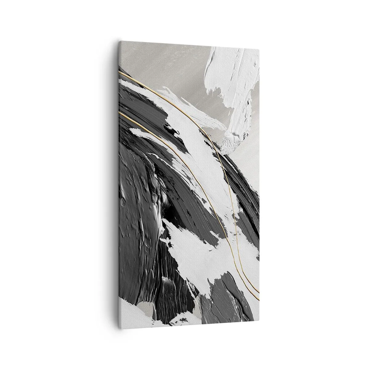 Quadro em tela - Abstração em grande escala - 55x100 cm