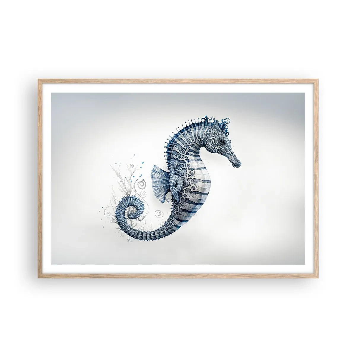 Pôster com moldura de carvalho claro - Uma piada sutil da natureza - 100x70 cm