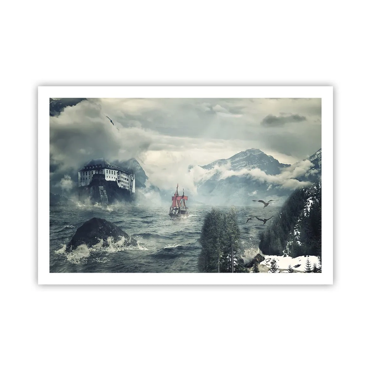 Pôster - Nas águas mágicas - 91x61 cm