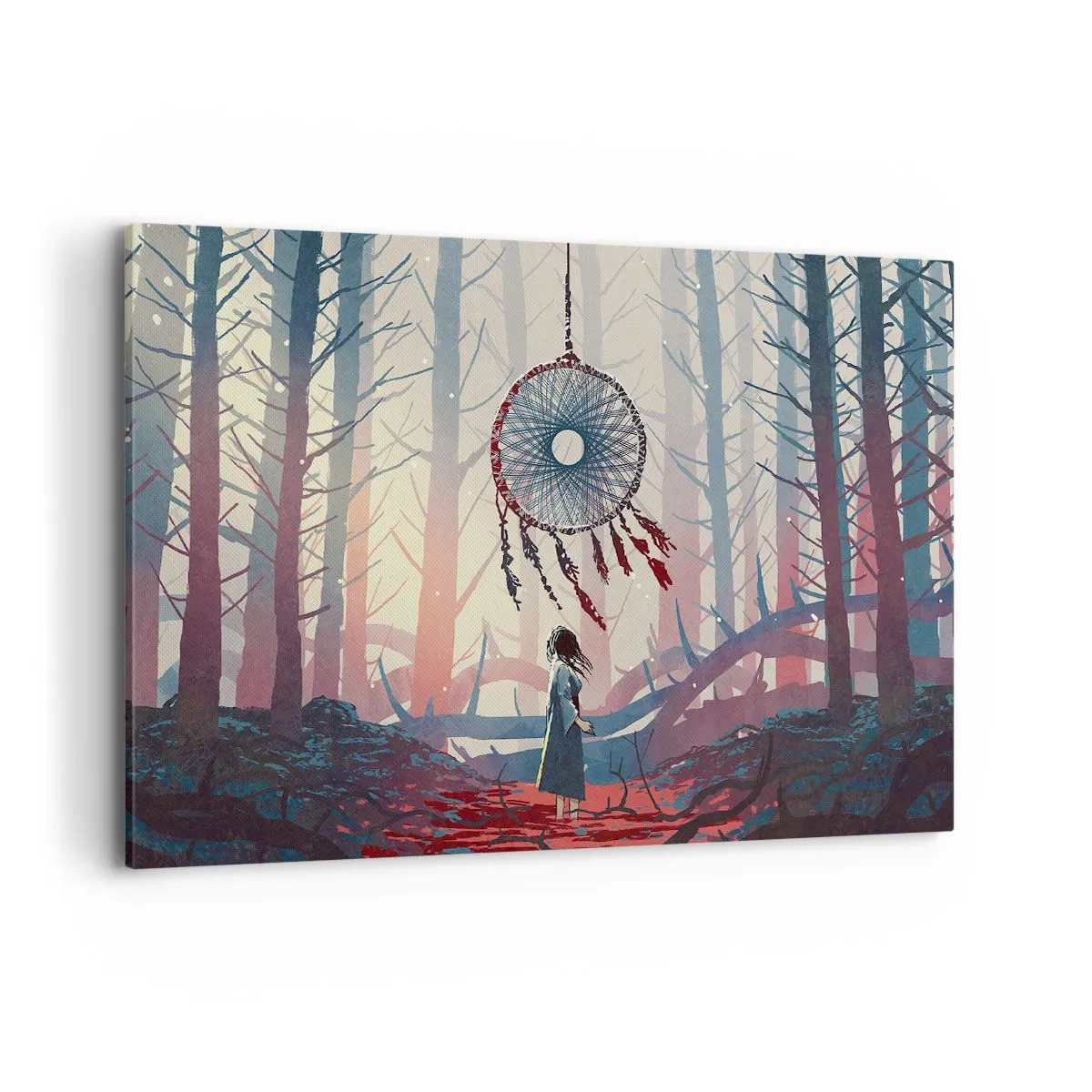 Quadro em tela - O ritual secreto da felicidade - 120x80 cm