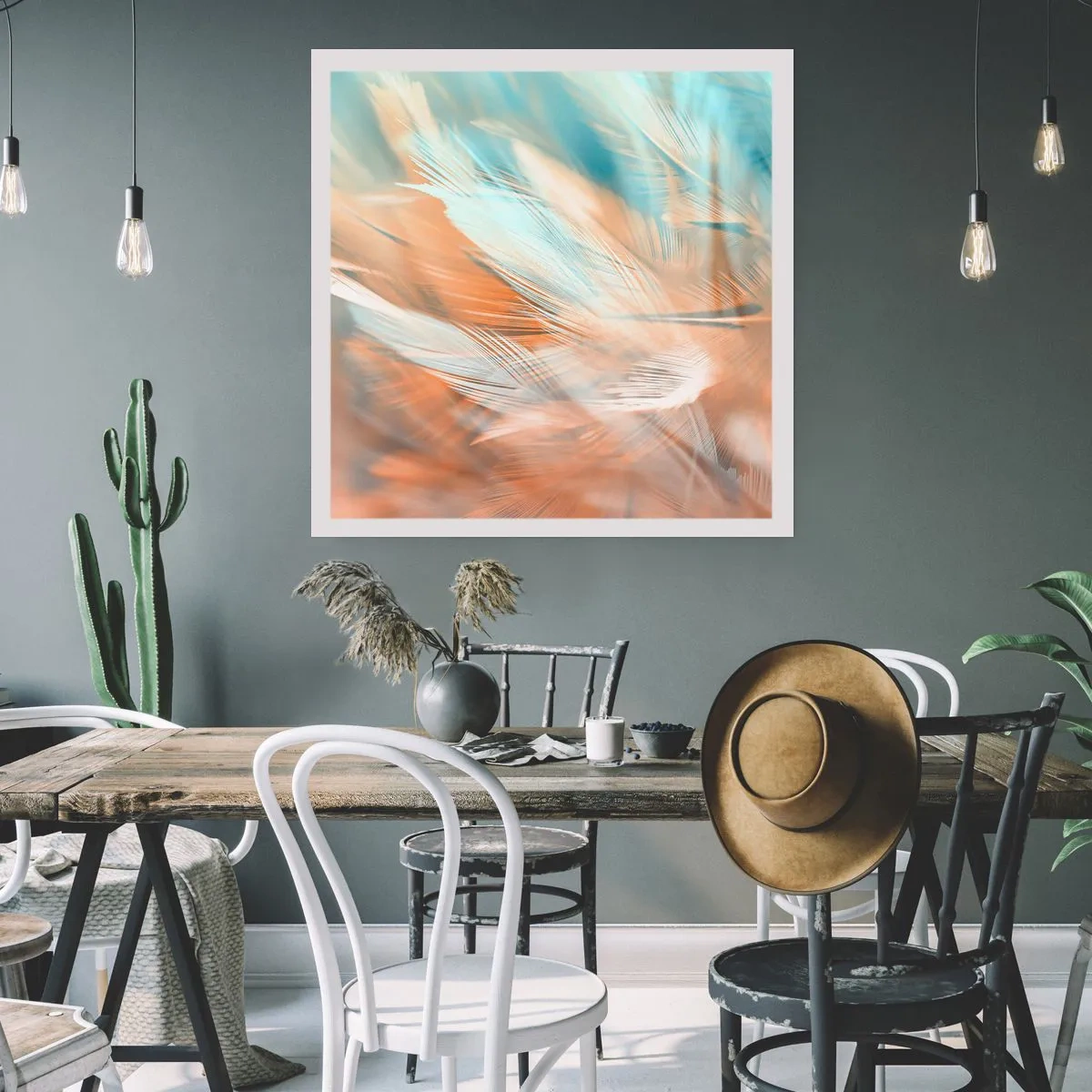 Pôster - Na terra da gentileza - 60x60 cm