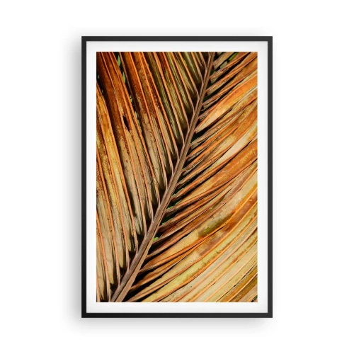 Pôster com moldura preta - Ouro de coco - 61x91 cm