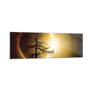 Quadro em vidro - Eclipse total - 160x50 cm