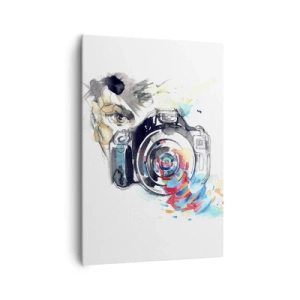 Quadro em tela - No olho da lente - 70x100 cm