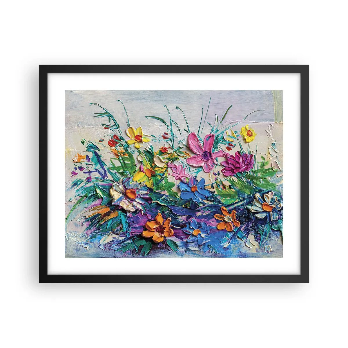 Pôster com moldura preta - Não é de todo natureza morta - 50x40 cm