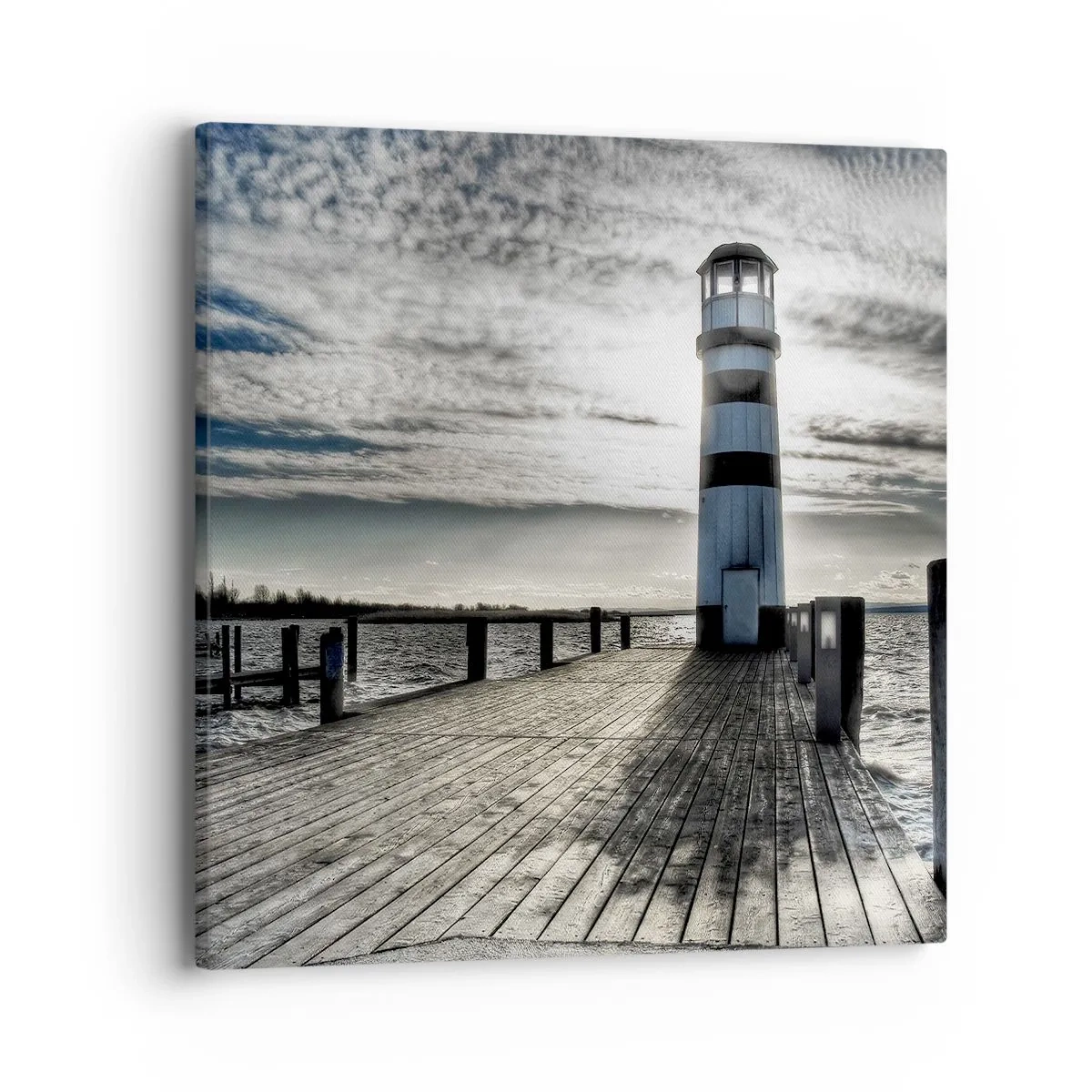 Quadro em tela - Marinheiros, aguardo ansiosamente - 40x40 cm