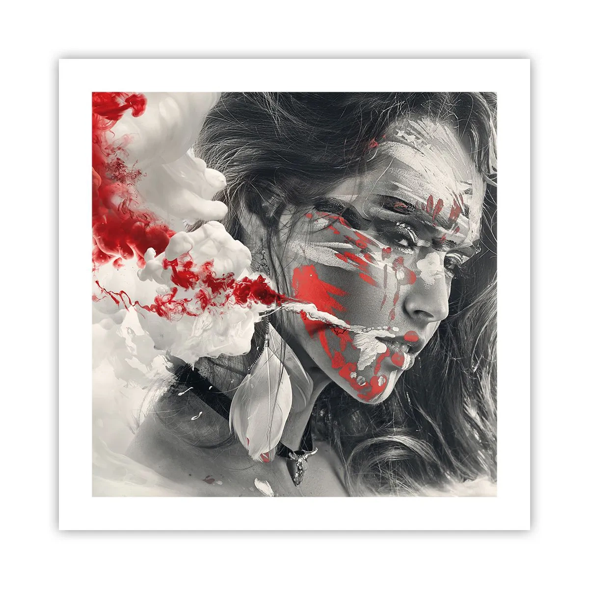 Pôster - Nos fumos do absurdo - 50x50 cm