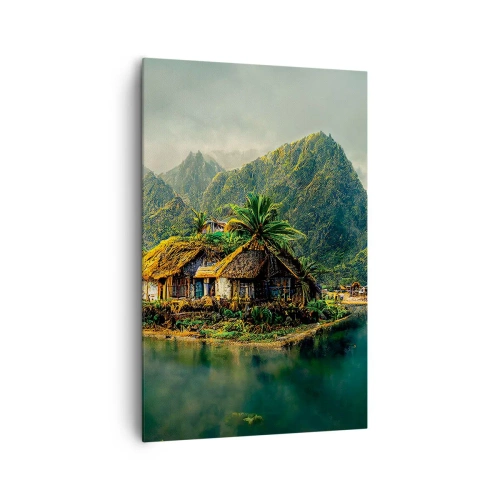 Quadro em tela - Paraíso Tropical - 80x120 cm