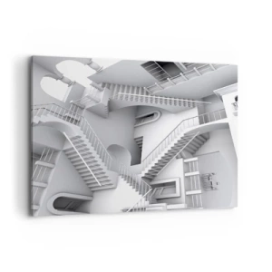 Quadro em tela - Paradoxos do espaço - 100x70 cm