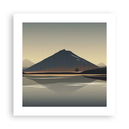 Pôster - Reflexo de espelho - 40x40 cm