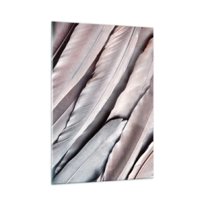 Quadro em vidro - Em prateado rosa - 50x70 cm