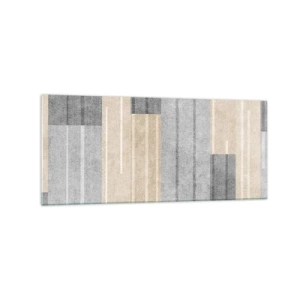 Quadro em vidro - Composição: mantenha vertical - 120x50 cm