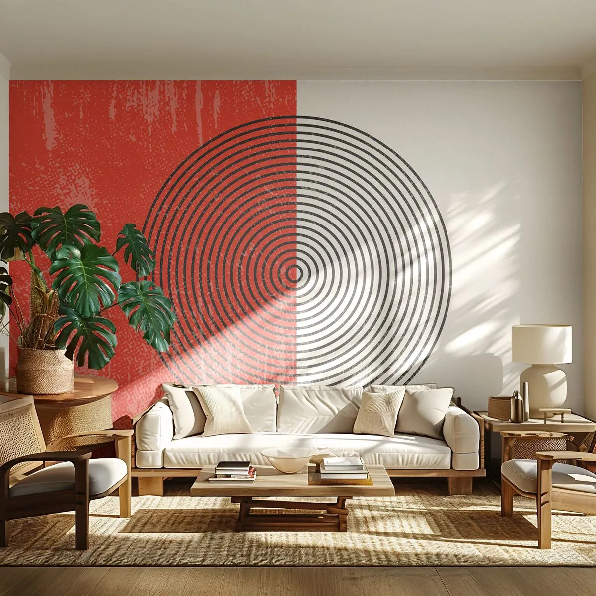 Papel de Parede Premium Canvas - Direto ao ponto - Abstração, Pedaço, Gráficos - 500x350 cm