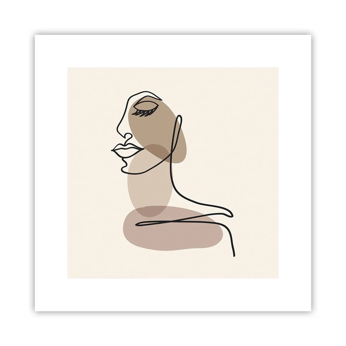 Pôster - Uma certa linha de beleza - 30x30 cm