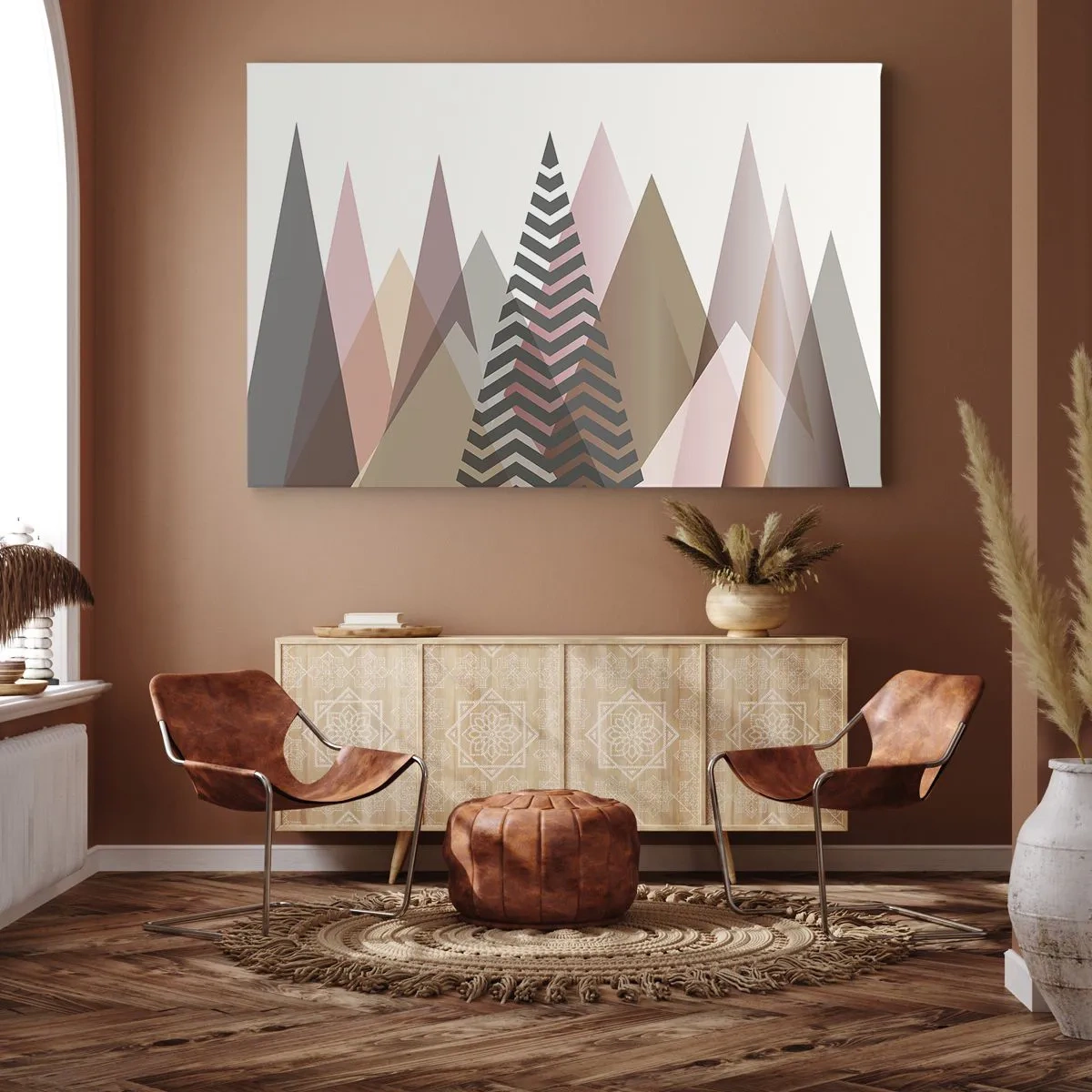 Quadro em tela - Vista piramidal - 100x70 cm