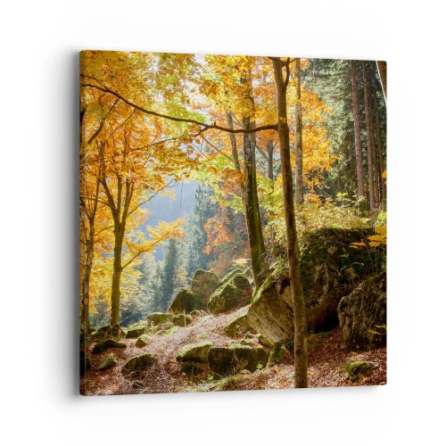 Quadro em tela - Tempo para descansar - 40x40 cm